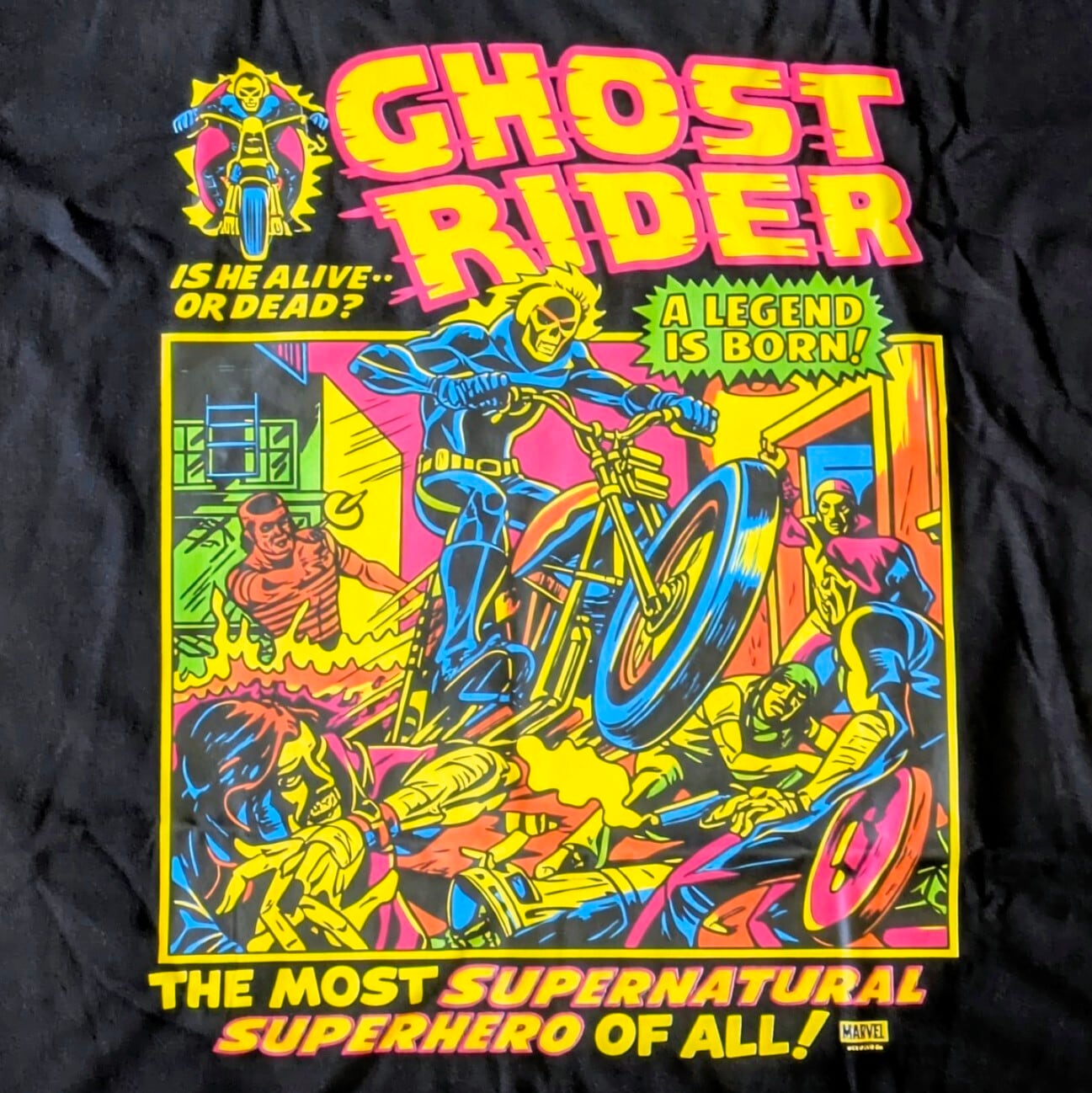 MARVEL GHOST RIDER ゴーストライダー ヴィンテージ Tシャツ Ghost Rider ( ゴーストライダー )】コミック Tシャツ / MARVEL