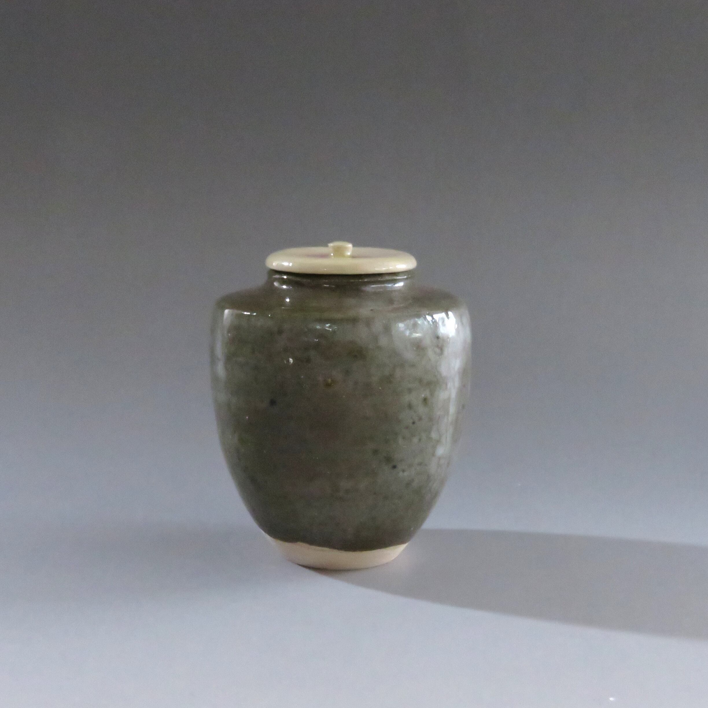 湊焼茶碗 吉向焼茶入セット 替茶器 大津袋添 dbsy10142-e | こがん堂