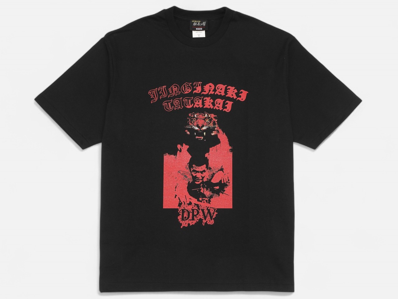 JINGI NAKI TATAKAI4　S/S Tee / BLACK　日本製