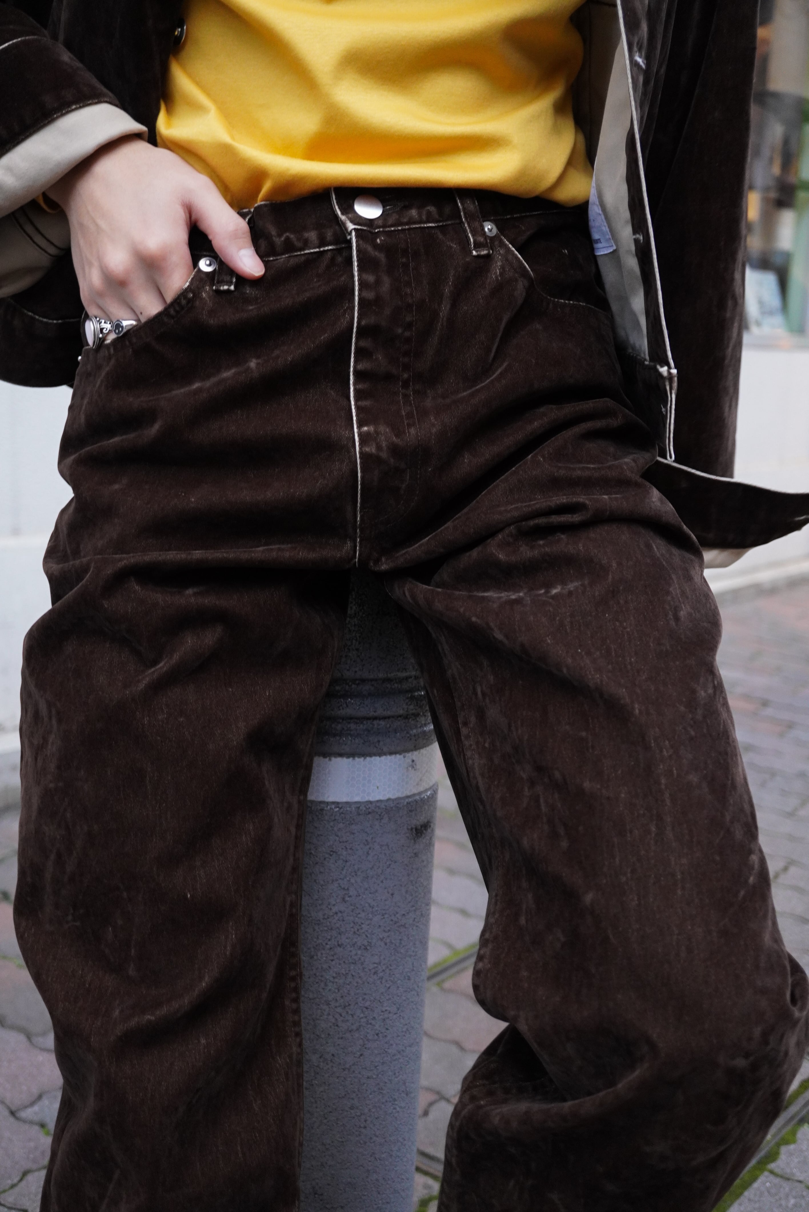REVERBARATE / REV-25AW-FR-ST FLOCKY PANTS (221103)