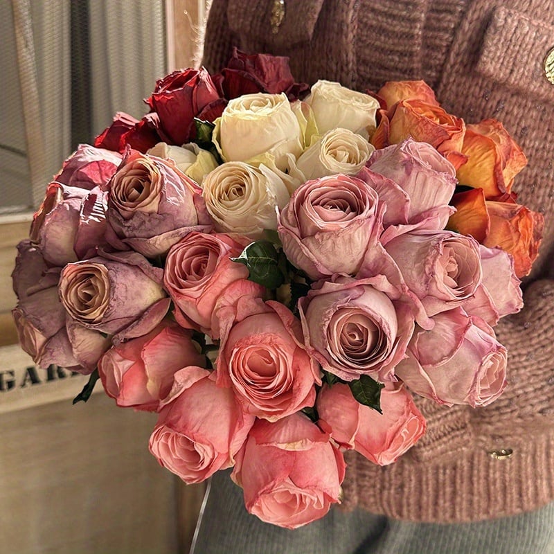 造花 薔薇 バラ 7本セット おしゃれ かわいい インテリア オブジェ