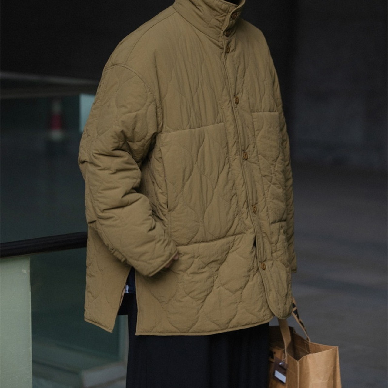 ベーシックキルティングジャケット　977