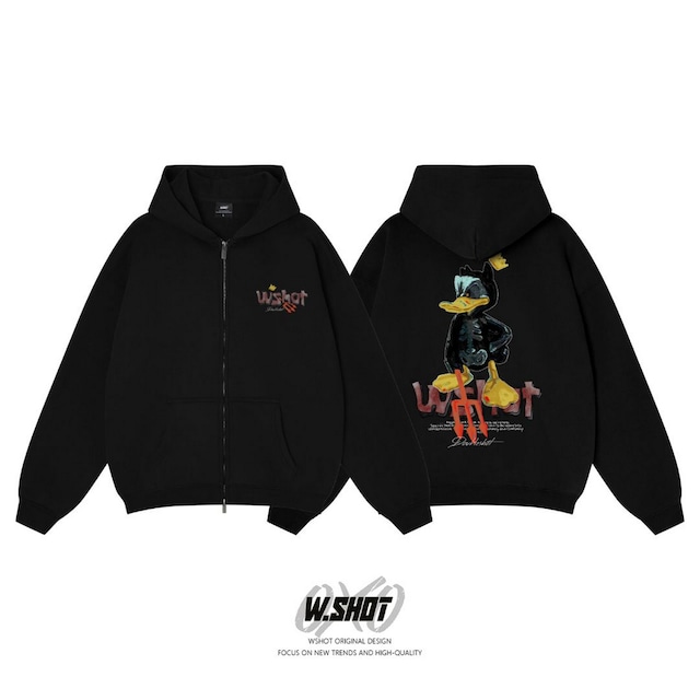 WSHOT Original Devil Duck Zip Hoodie WS141 WSHOT Original Devil Duck Zip Hoodie WS141