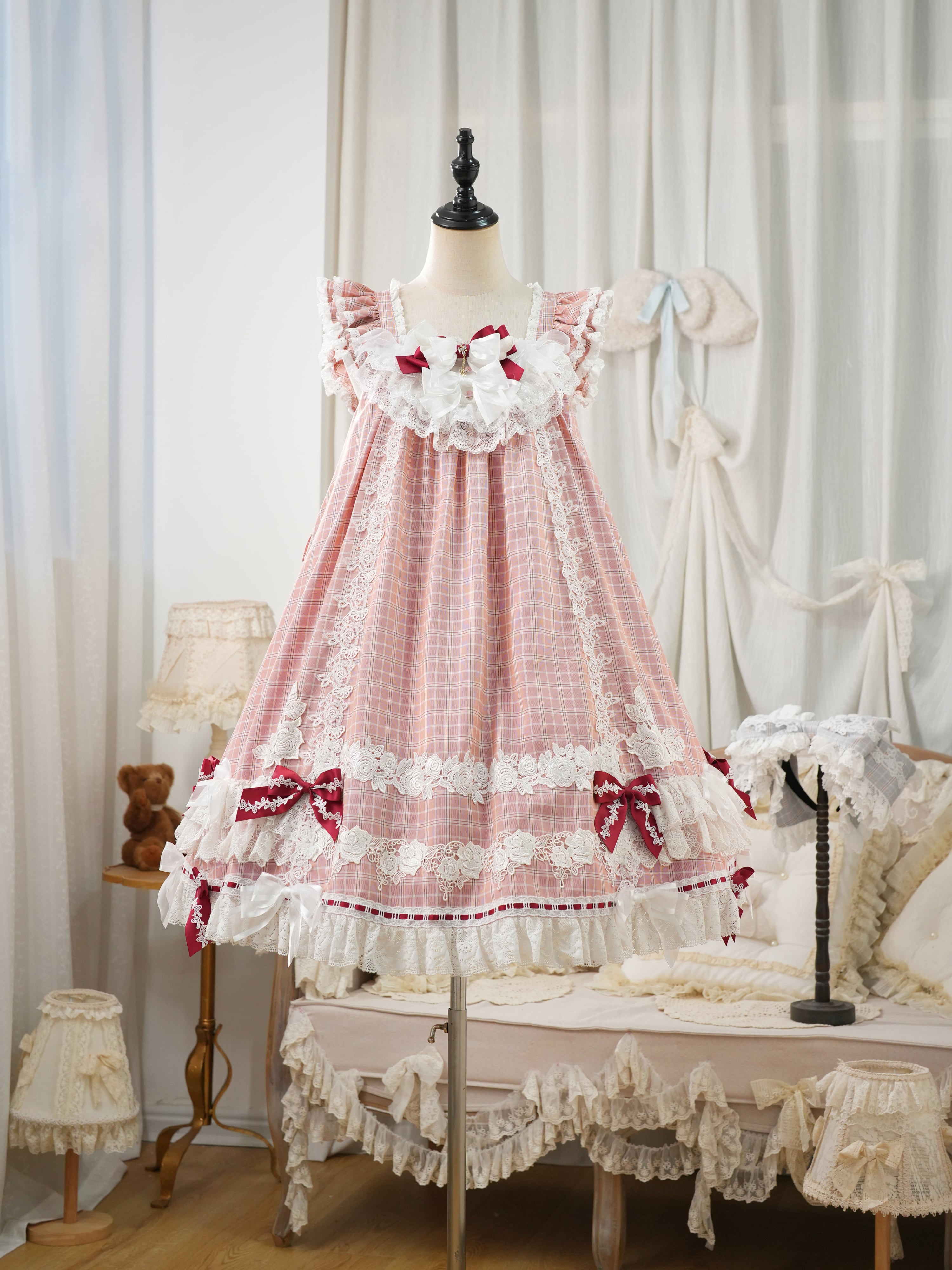 Fashion Show】ミシェルコテージュ アンジュローズジャンパースカート