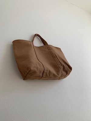 帆布　BASIC TOTE ( L ) カフェオレ