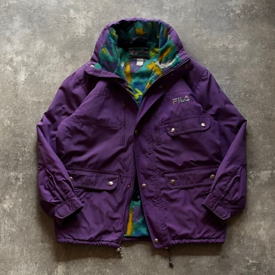 90s Eddie Bauer zip up cotton jacket XL / エディーバウアー ジップ