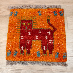 ライオンギャッベ / Lion Gabbeh　41cmx39cm