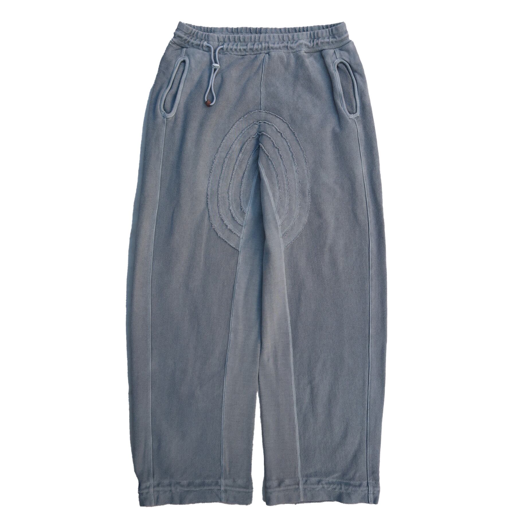 JIAN YE 25SS ORBIT PANTS (Dyed Aqua) | Moore