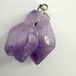 アメジスト原石 ペンダントトップ ブラジル産 約20㎜