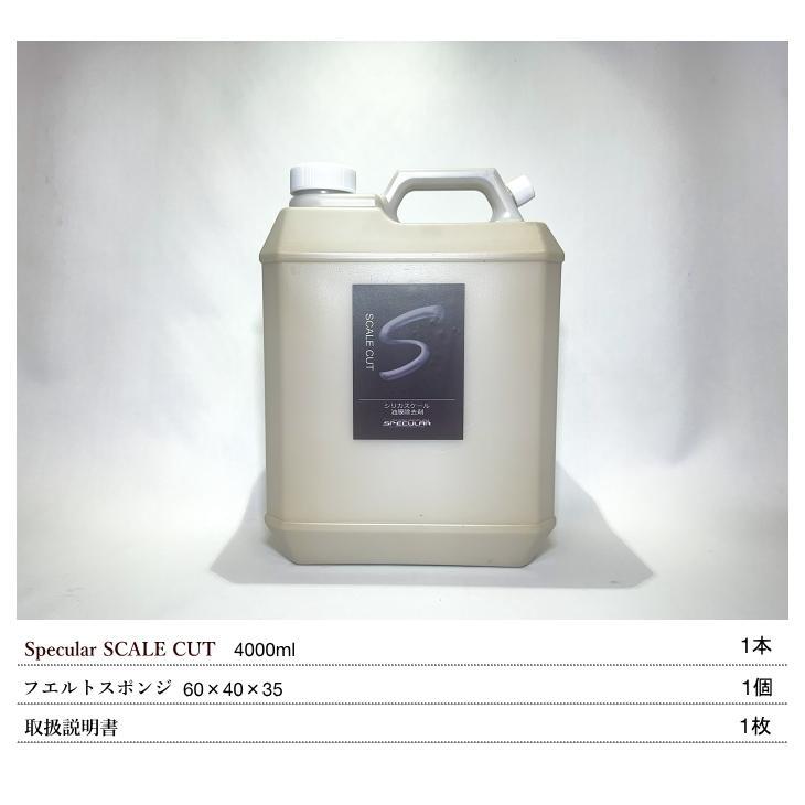 強力油膜 ウロコ 除去クリーナー SPECULAR スケールカット SCALE CUT 4000ml スペキュラー