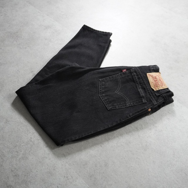 Levi's 550 black denim W30L30相当 古着