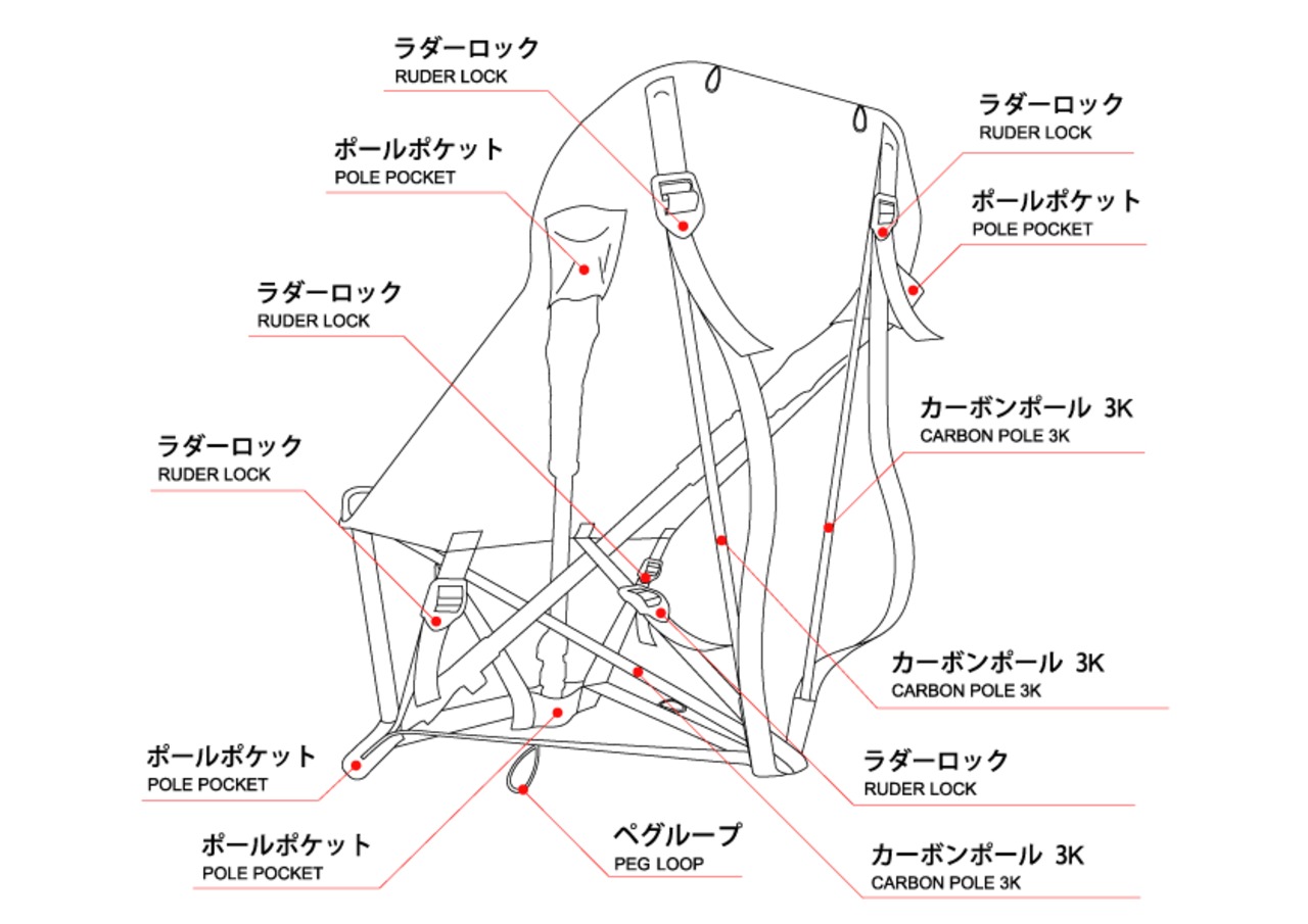 FIELD RECORD FRチェアカーボン/FR-chair carbon | FOUREDGE