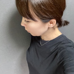 Vラインネックレスsilver925　R0520-8