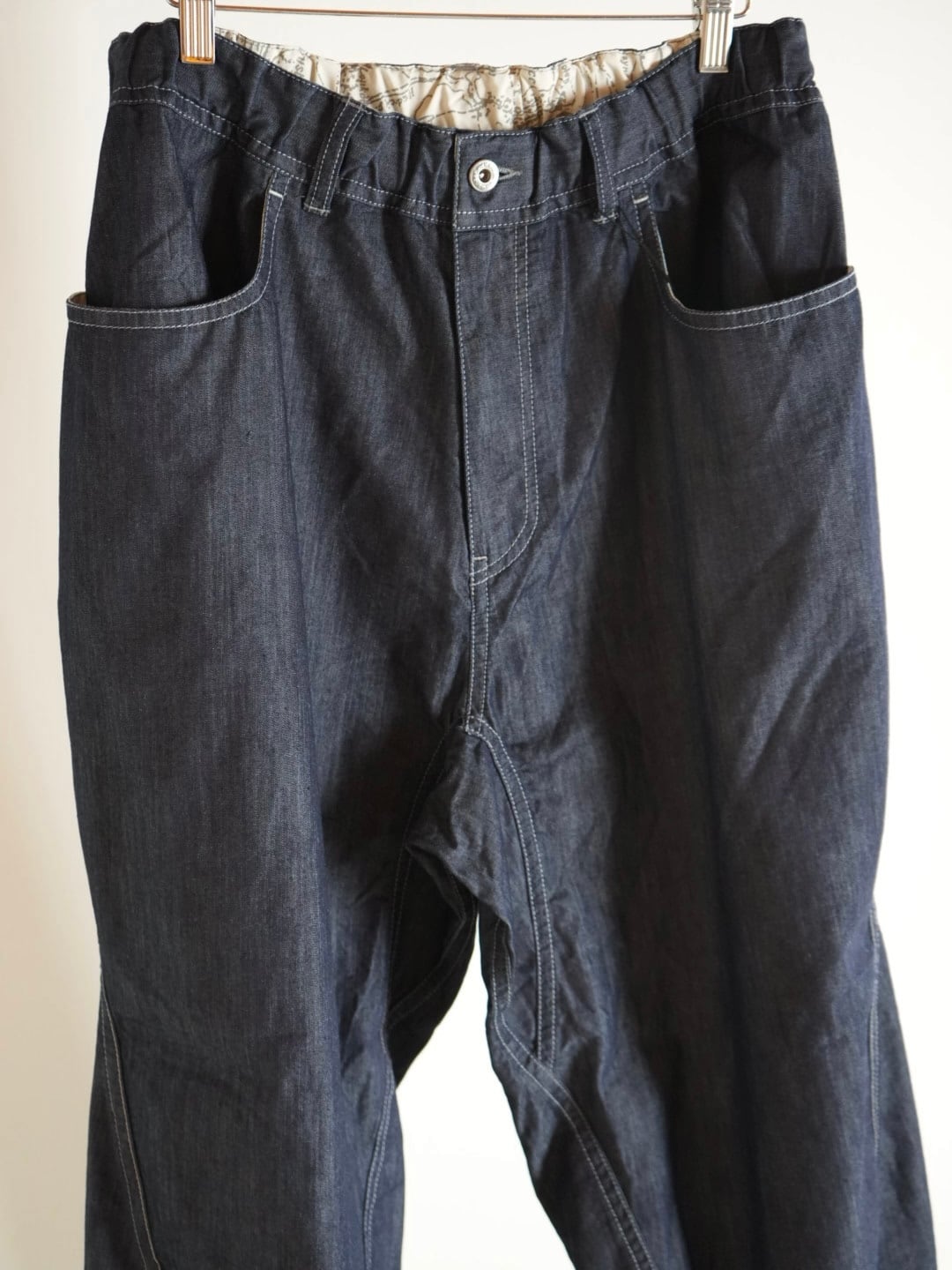 and wander アンドワンダー【Denim Wide Pants デニムワイドパンツ