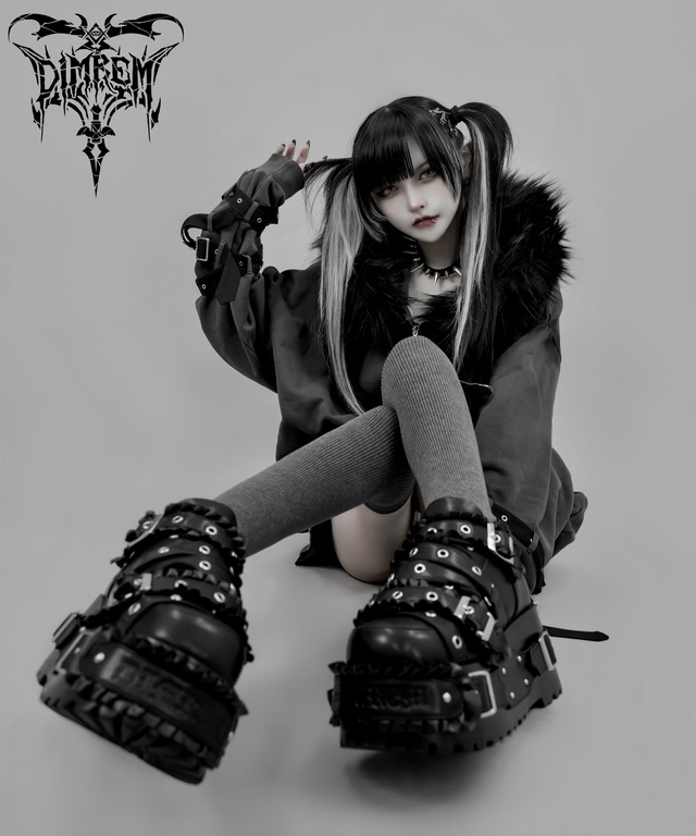 【DIMREM】超フリルベルトシューズ