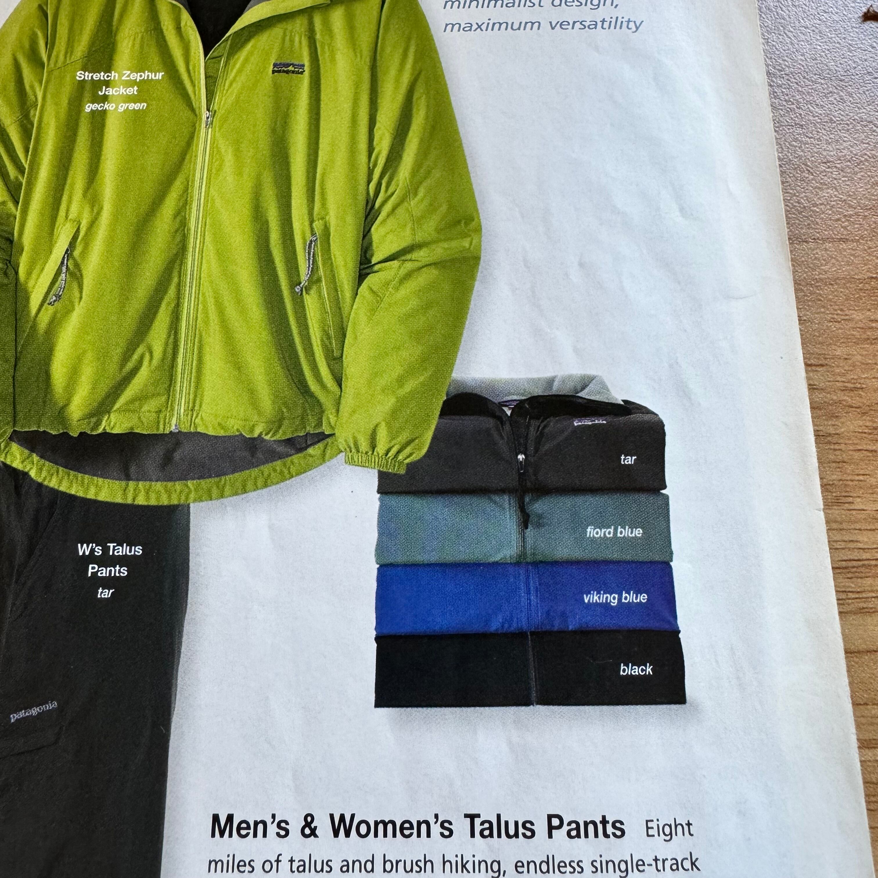 patagonia stretch zephur 02年