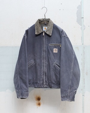 “Carhartt” good damaged detroit jacket / faded grey