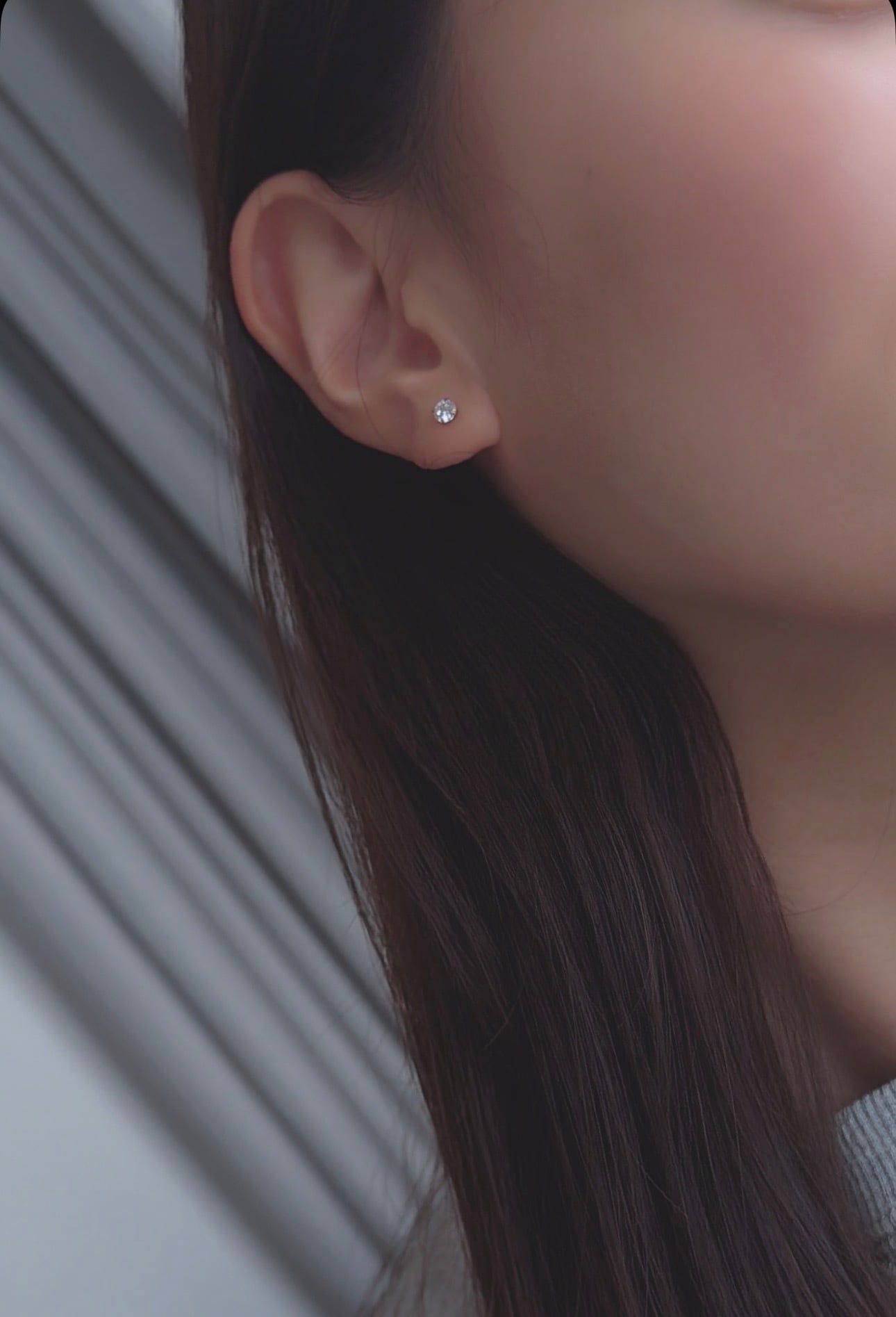 4mm ジルコニア ピアス | SASSY ANGEL