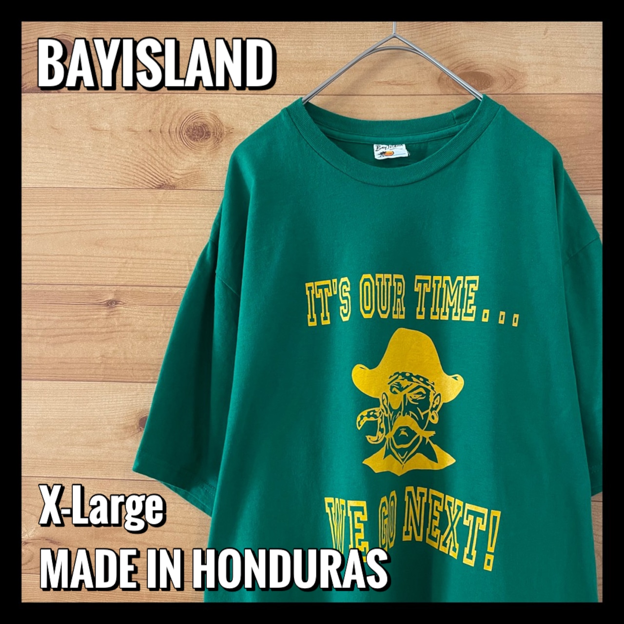 【BAYISLAND】バスケットボール イベントTシャツ バックプリント 両面プリント X-Large us古着