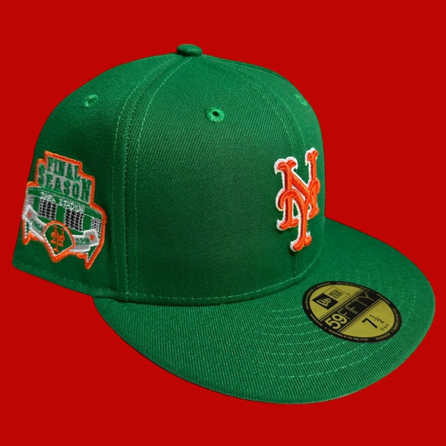 New York Mets Final Season New Era 59Fifty  Fitted / Green (Gray Brim)