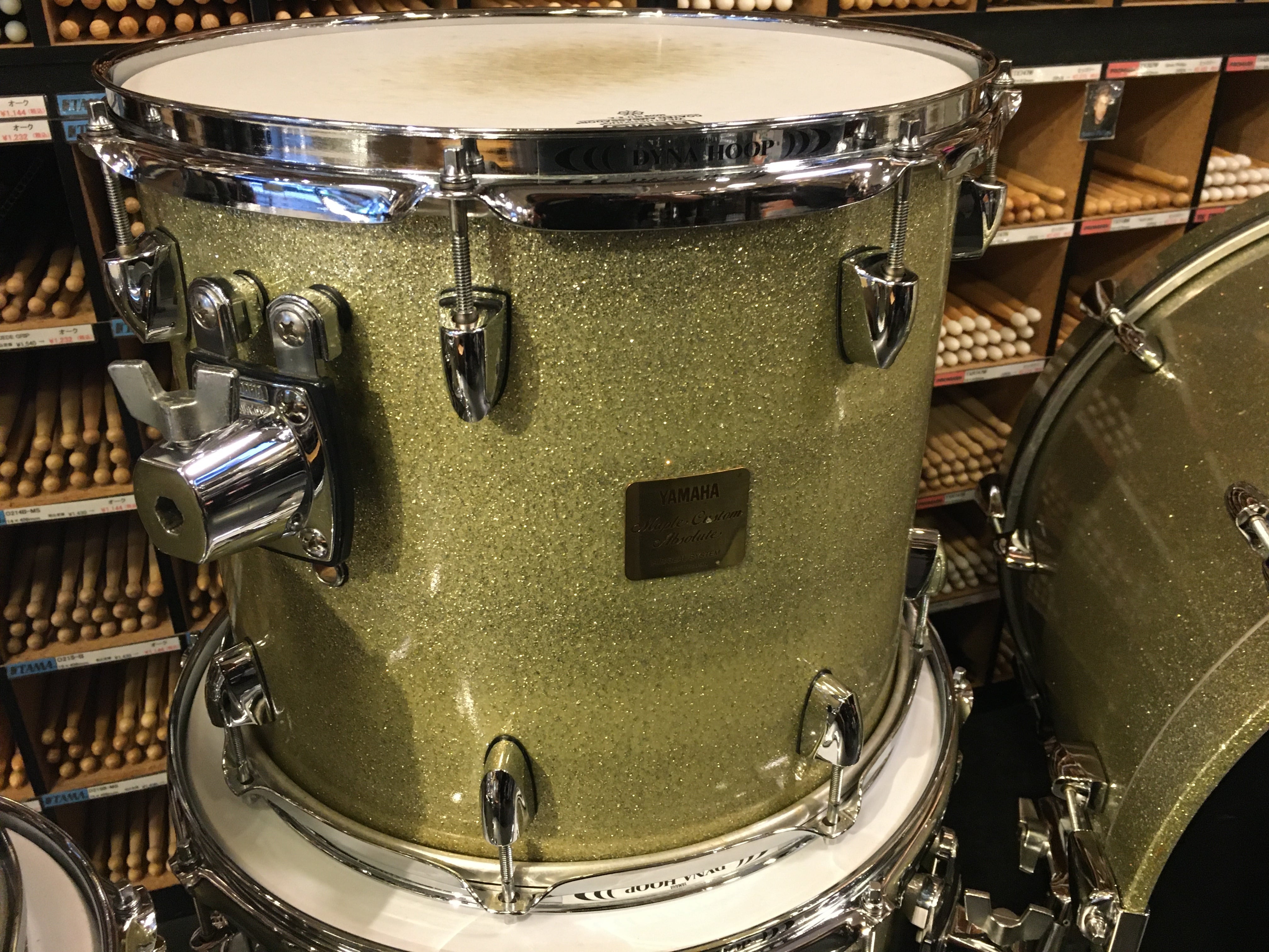 日本製 USED] YAMAHA MAPLE CUSTOM ABSOLUTE DRUM SET 22BD 8TT 10TT ...