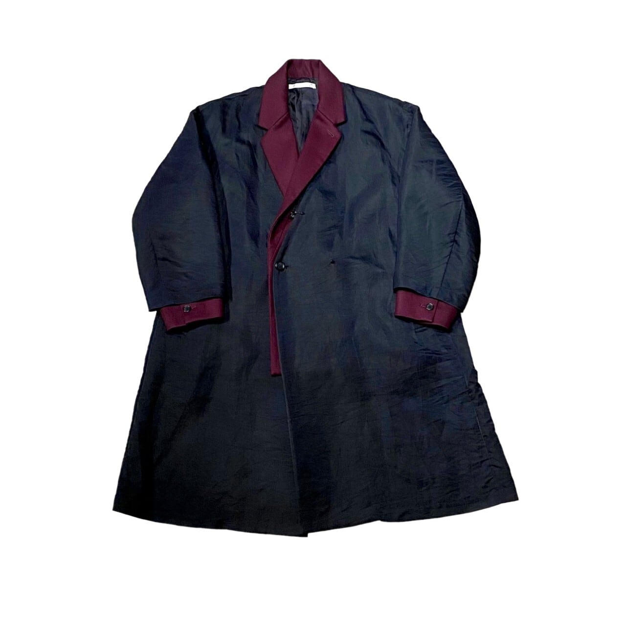 ETHOSENS - Nylon Melton Layered Coat (size-2) ¥28000+tax | Kodona