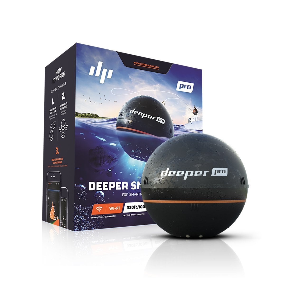 魚群探知機　deeper pro +フィッシングツール