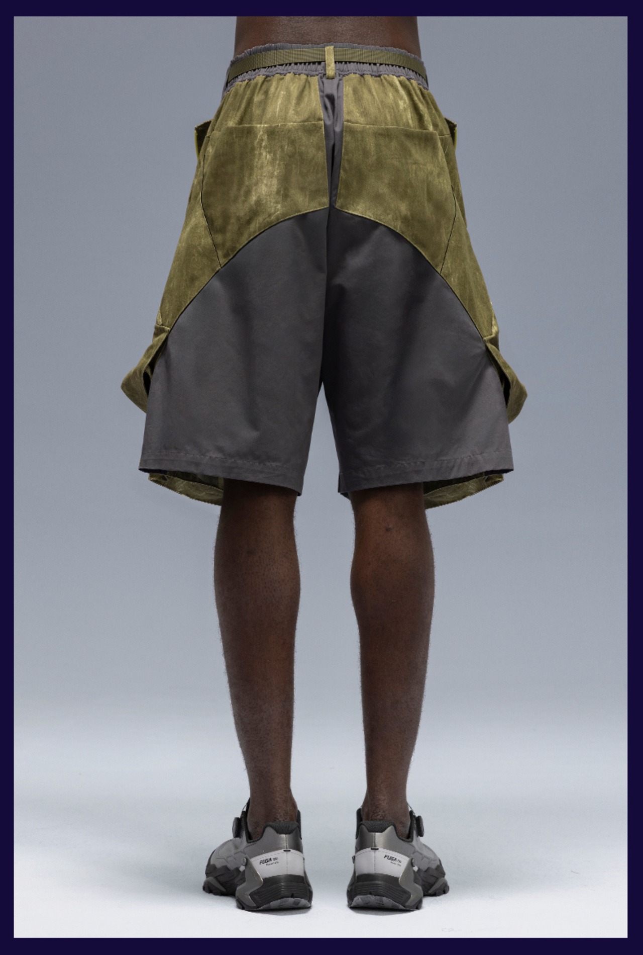 XIPHEVIL ウォッシュドモジュールショーツ