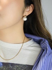 oval pearl pierce