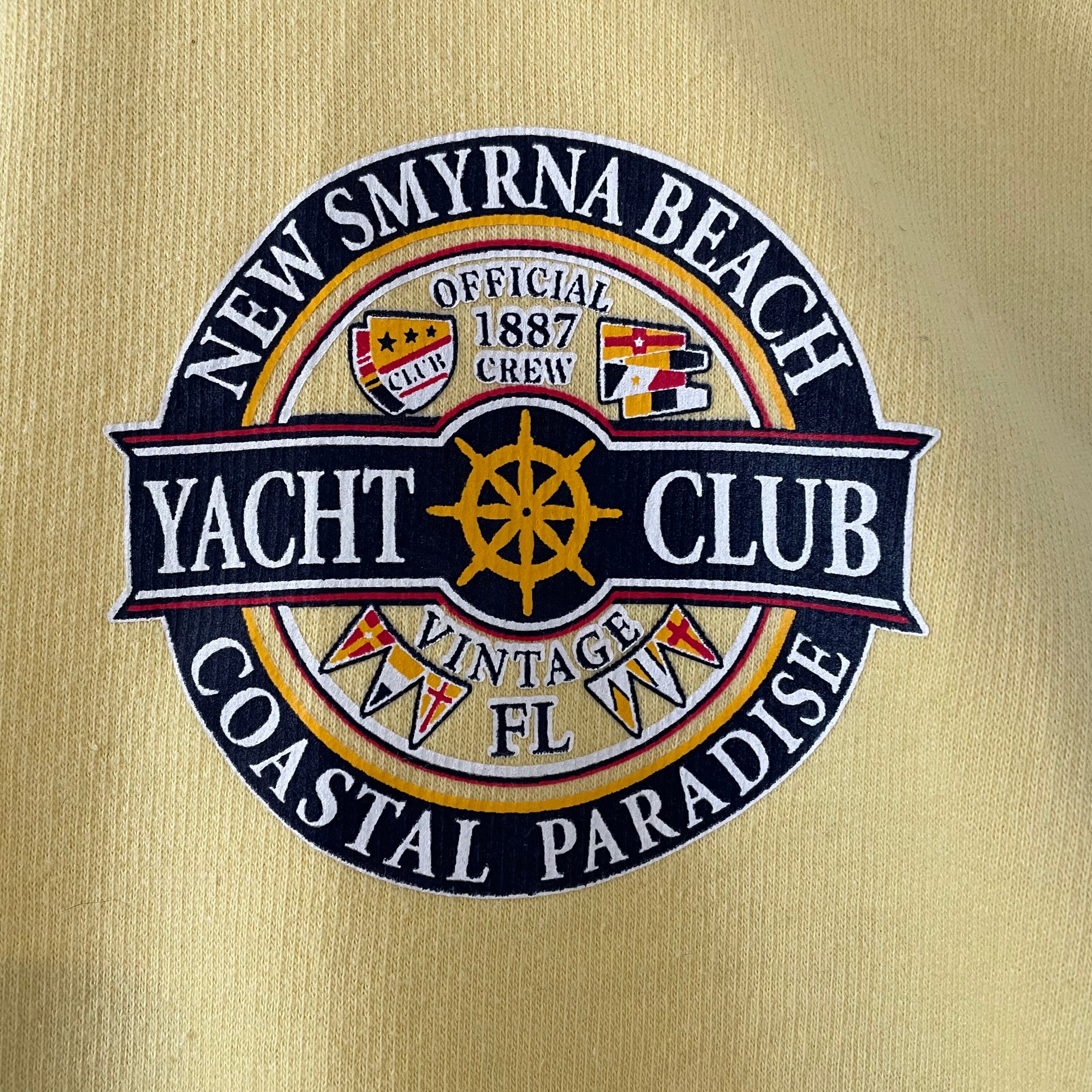PACIFIC&CO】ワンポイント バックプリント フロリダ ボートクラブ ロゴ ...