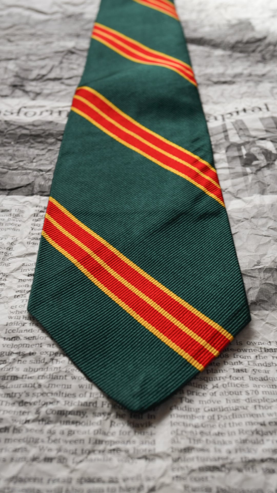 メンズ BrooksBrothers/ブルックスブラザーズ ネクタイ 緑 ストライプ