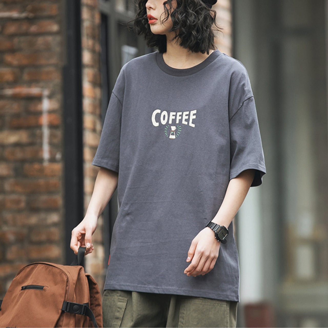 HUG O WAR⭐︎ハグオーワーCoffeeロゴTシャツ妄想カフェTシャツ