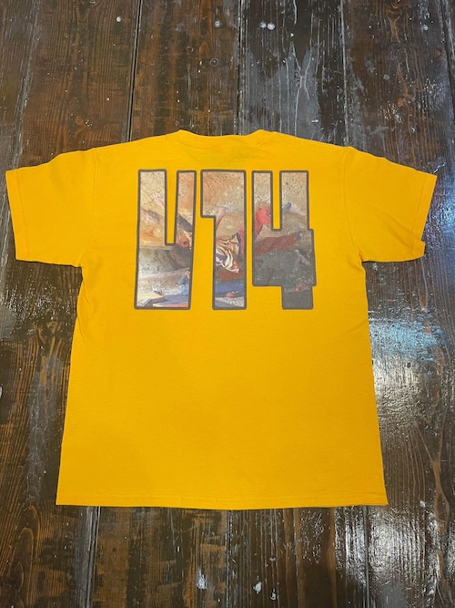 V14 tee イエロー(キッズデザイン)