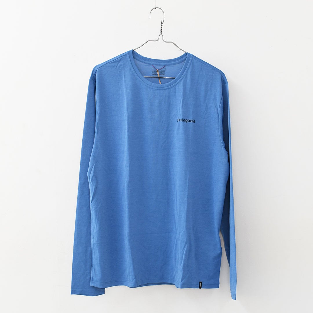 パタゴニア 美品 Cap Daily L/S シャツ 長袖 M 青 メンズ Patagonia [パタゴニア正規代理店] M's L/S Cap Cool Daily Shirt