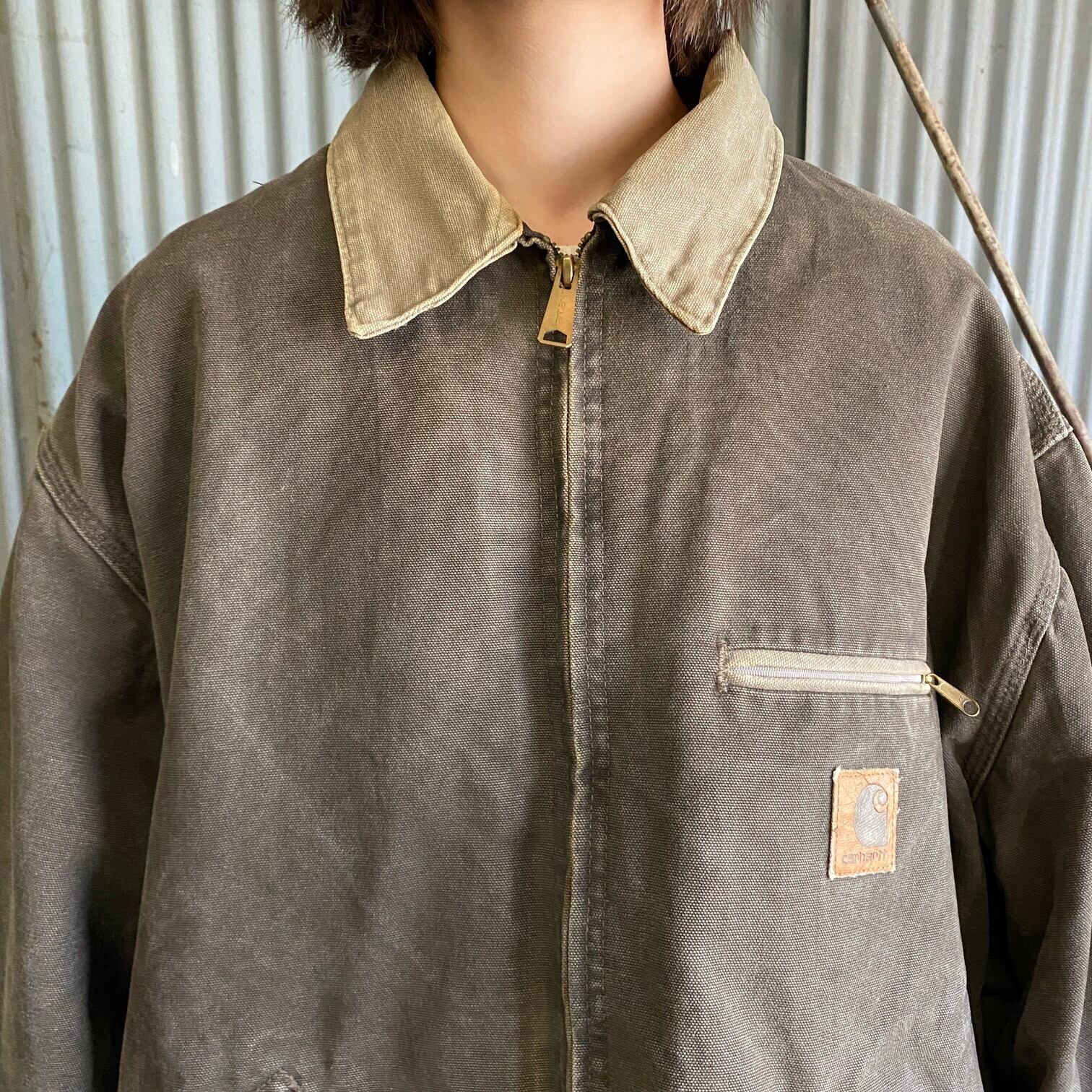 90年代 USA製 Carhartt カーハート デトロイトジャケット メンズ2XL