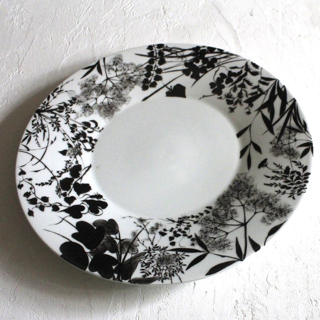 福泉窯　ボタニカル　9寸プレート
