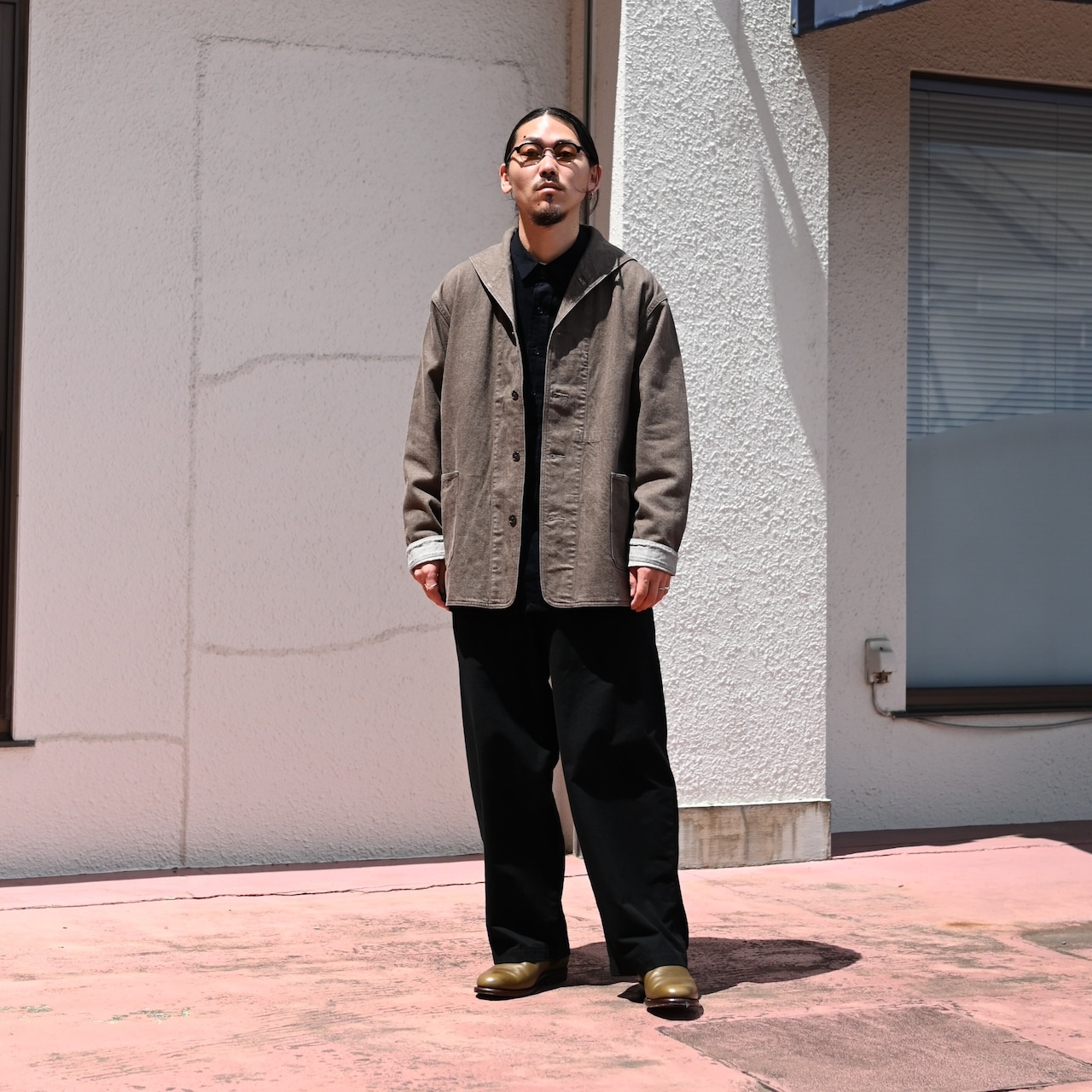 THE DAY(ザデイ)ORGANIC COTTON CORDUROY SHIRTコーディネート