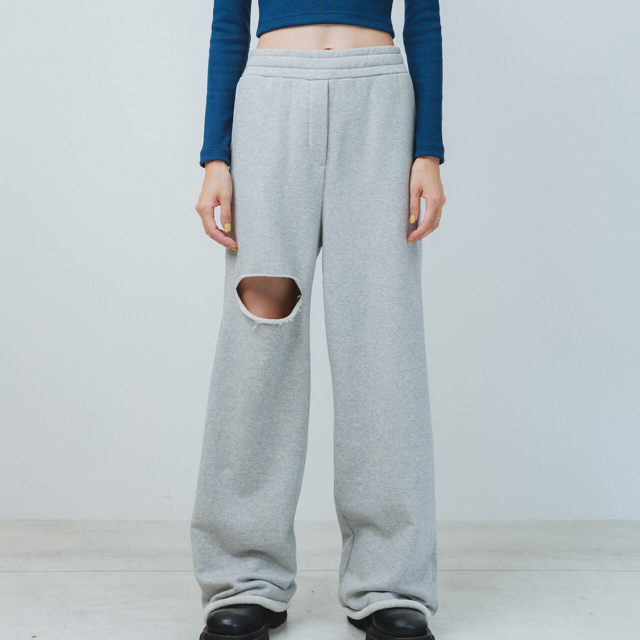24A/W】AO-56 sweat pants / light.gray | akio