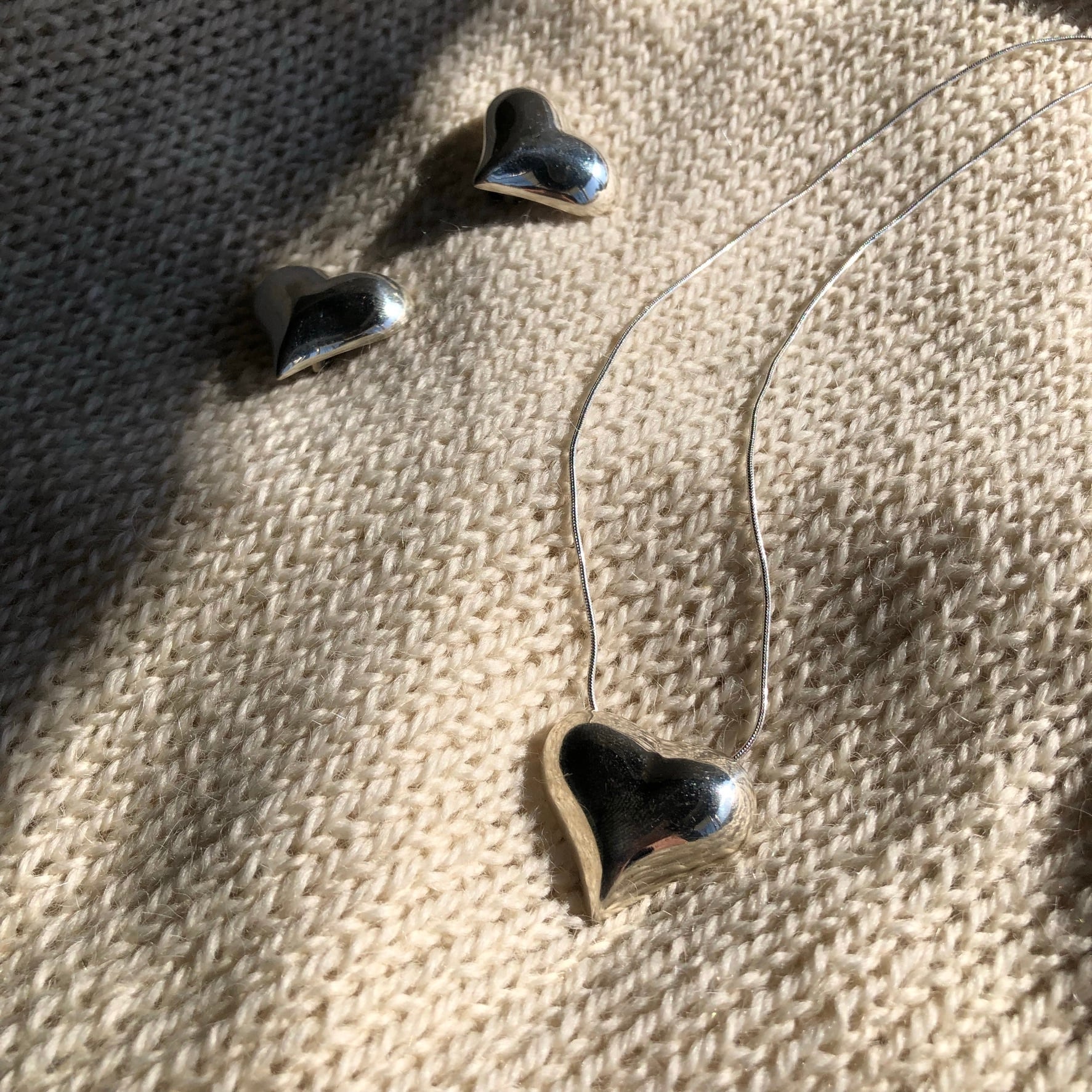 ピアスタイプHeart earrings from Mexico | BASENOTES