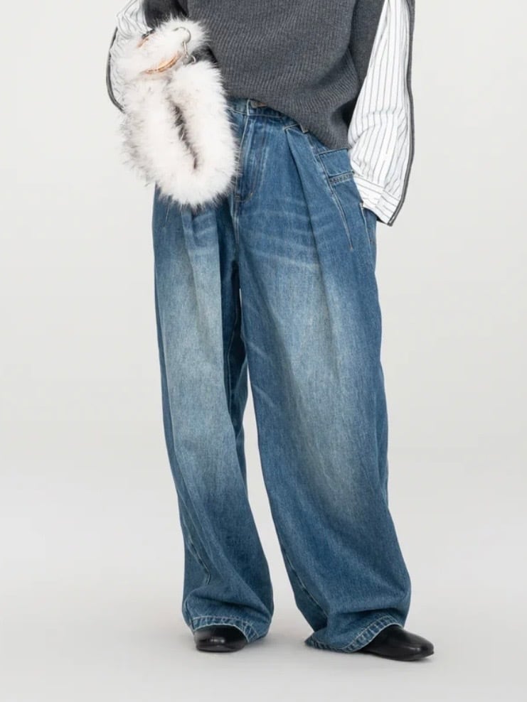 26AW | WOMEN】Feng Chen Wang フェンチェンワン / デニム / BLUE
