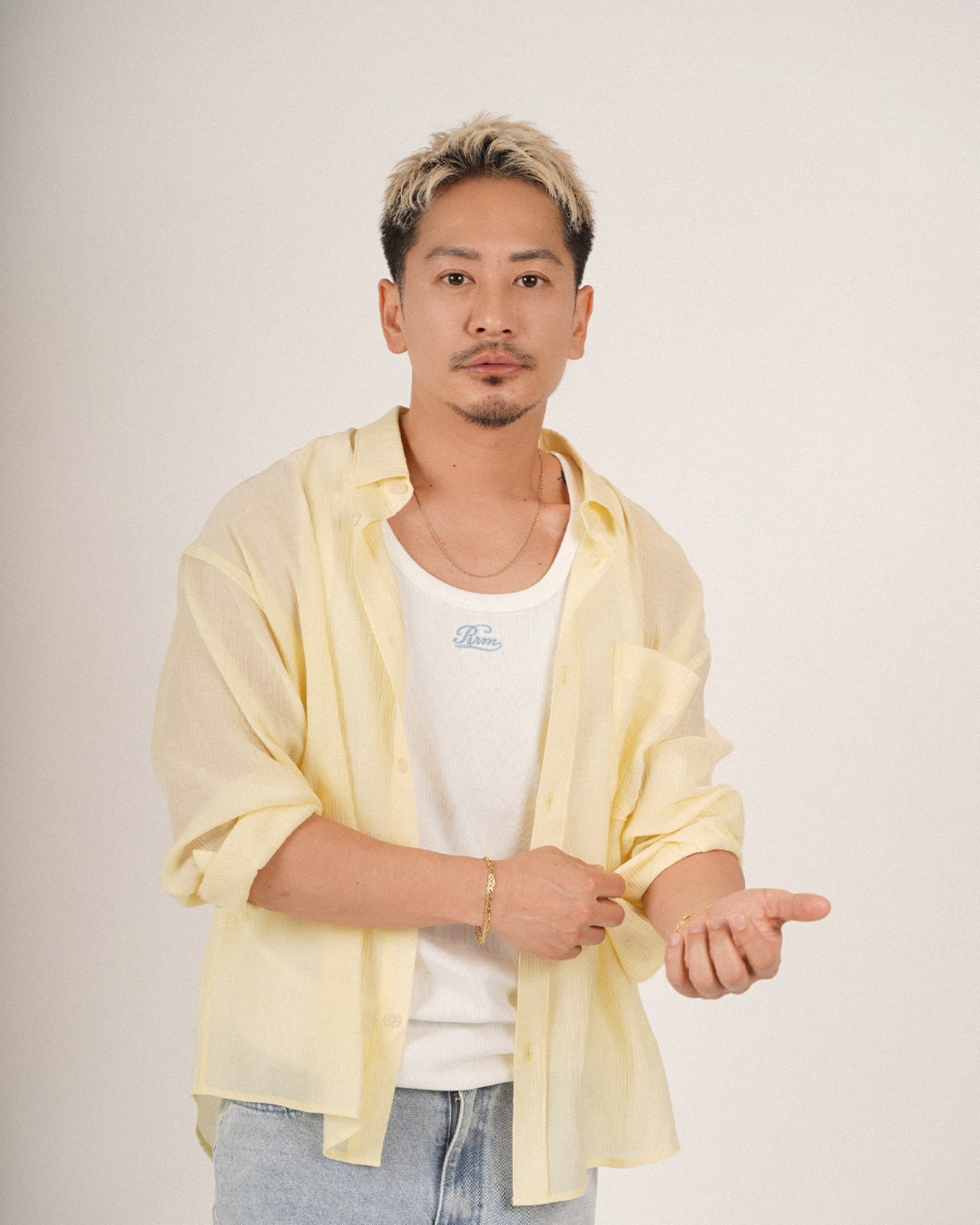【#Re:room】SEE-THROUGH COLOR SHIRTS［RES128］