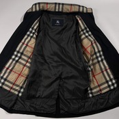 BURBERRY LONDON バーバリー ダウンライナー付き  ジャケット コート S/ブラック メンズ　