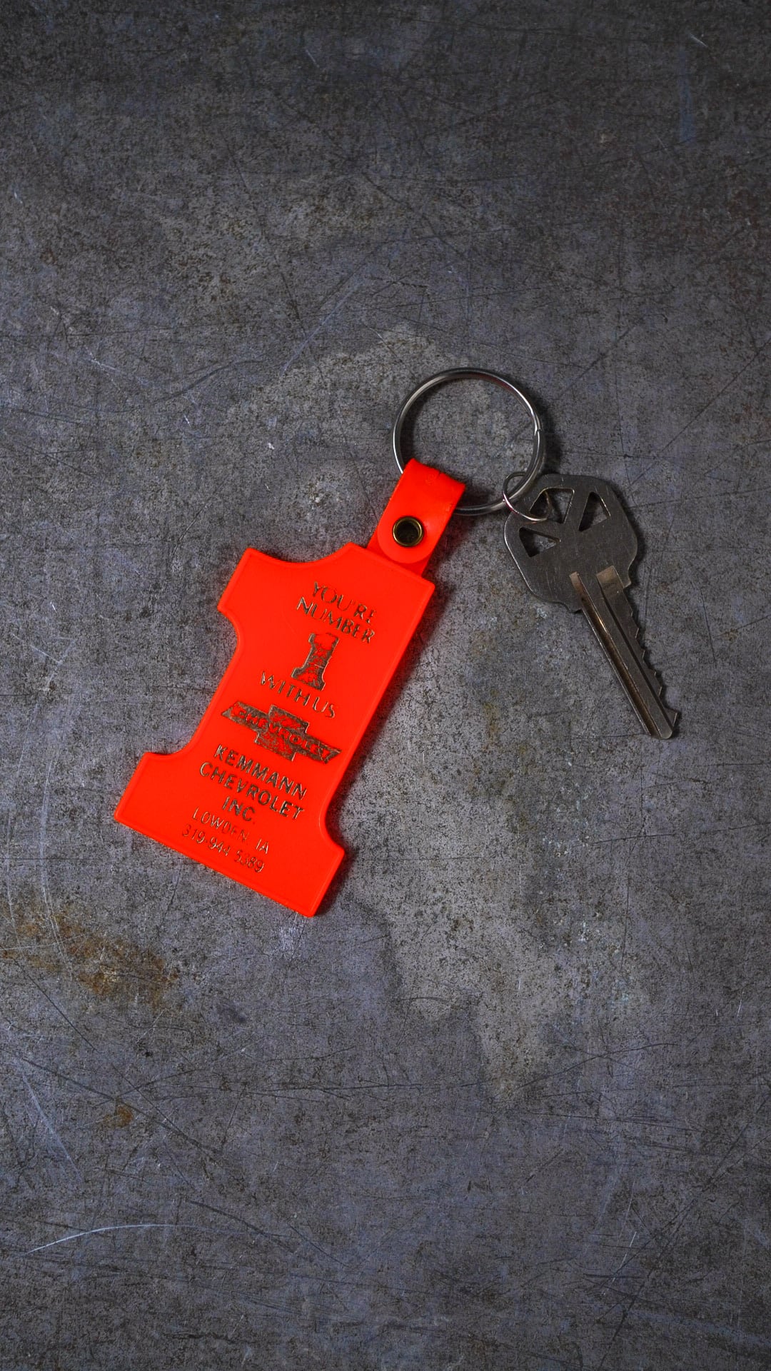 VINTAGE】U.S. VINTAGE #1 アドバタイジング キーリング 《AD 広告