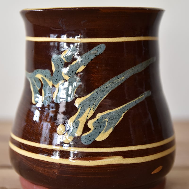 Slipware Flower Vase / スリップウェア フラワーベース / 2101-SLW
