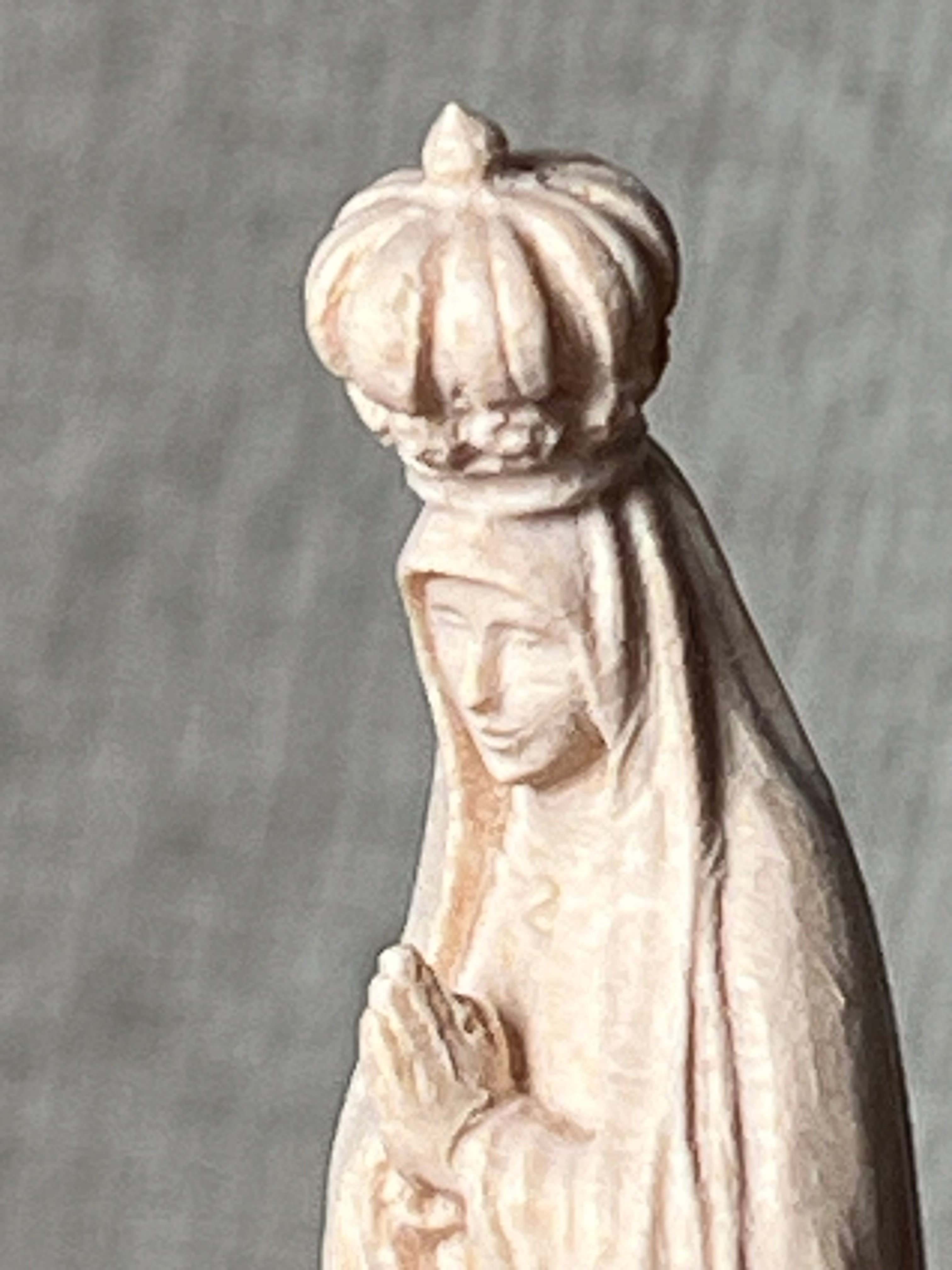 ファティマのマリア像 レーピ社製 証明書・ケース付き 高さ7cm