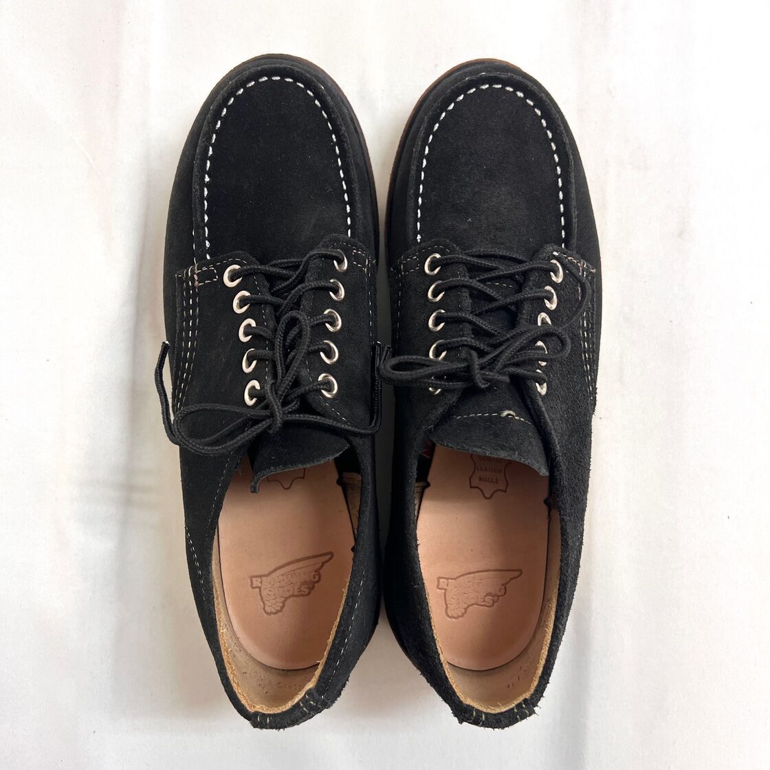 RED WING 9893 8D 致し 26cm オクスフォード 犬タグ スエード 