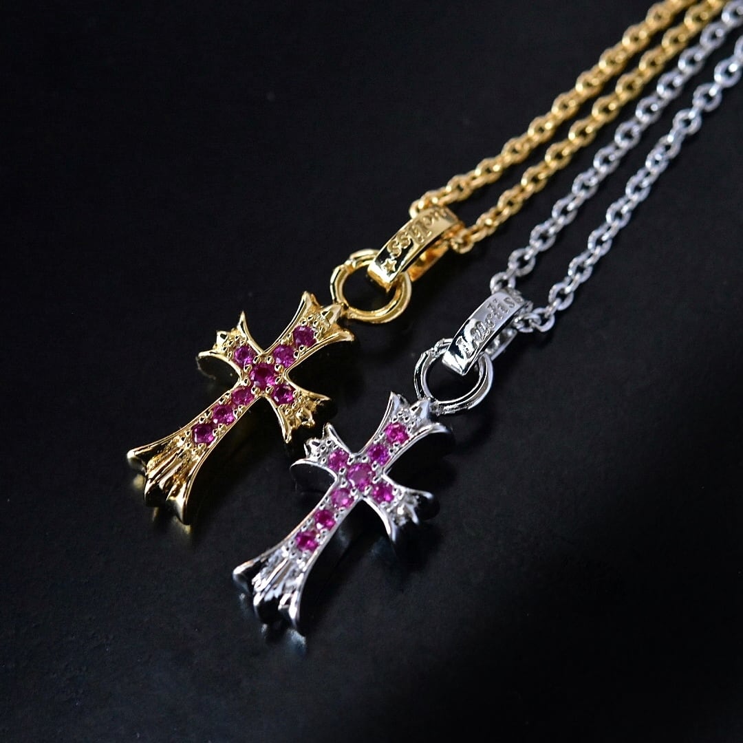 24k plating single cross necklace | ✯Lucliss Jewelry✯
