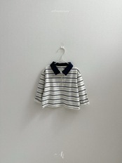 韓国子供服 / Atomeme / 26Autumn / Aiden Collar T-shirt / 秋服 *S~XL*