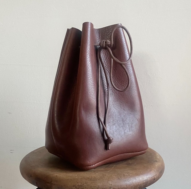 REEL Leather Drawstring BAG