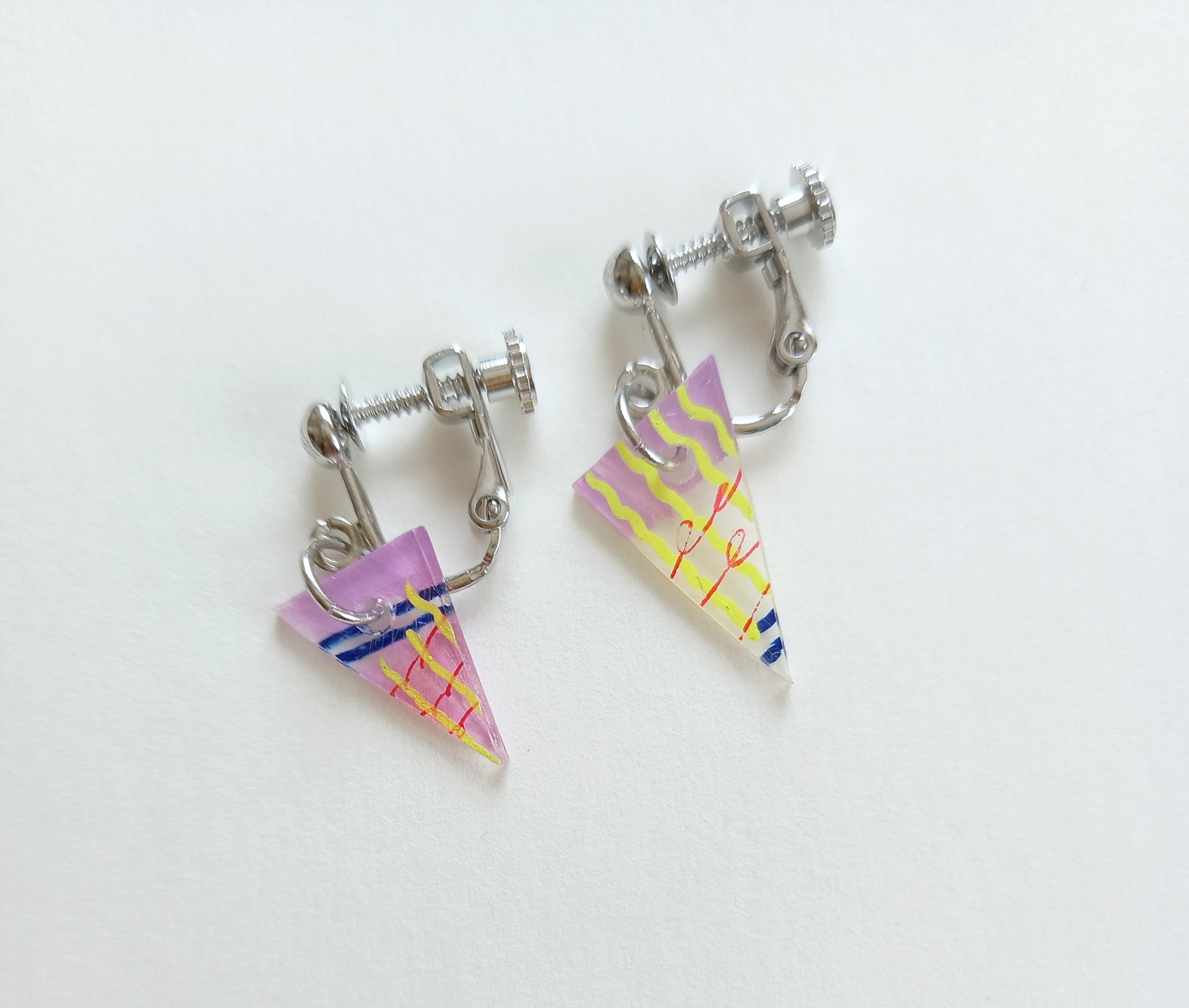 カケラ　揺れるイヤリング　「モヨウ」